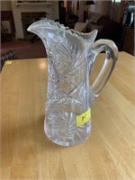 11 1/2" LEAD CRYSTAL PITCHER