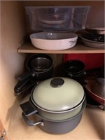 SAUCE PANS, DUTCH OVEN, KITCHENWARE, ETC.