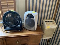 HONEYWELL FAN, HOLMES SPACE HEATER AND