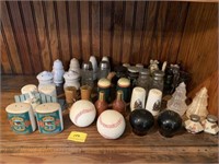 19 COLLECTIBLE SALT AND PEPPER SHAKERS