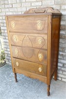 Vintage Wood Chest of Drawers