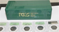 5-VERY RARE US GRADED LARGE CENTS ! -LW-R