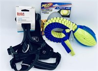 Boots and Barkley Large Dog Harness and Toy