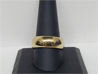Gold Plated Tungsten Band
