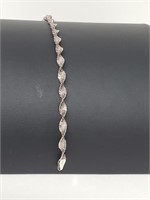 .925 Sterling Silver Twisted Bracelet