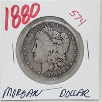 1880 90% Silver Morgan $1 Dollar