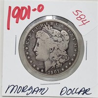 1901-O 90% Silver Morgan $1 Dollar