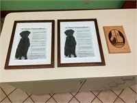 Framed 10 Canine Commandments