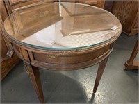 Round End Table & Glass top