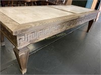 Coffee Table w/ Marble Panel Top.