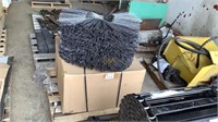 Unused Broom Replacements for a Street Sweeper