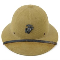 WWII USMC Marine Corps Helmet