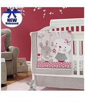 Brandream Crib Bedding Set for Girls Pink Nursery