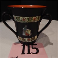 TRI HANDLED CUP BY ROYAL BAYREUTH BAVARIA 4 IN