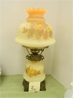 Burmese Floral Design Table Lamp