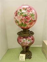 Floral Design Gone w/ The Wind Parlor Table Lamp