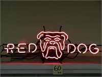 Red Dog Beer Neon