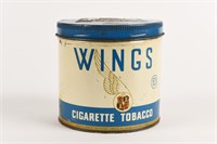 WINGS CIGARETTE TOBACCO 65 CENT 1/2 POUND CAN