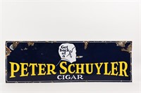 PETER SCHUYLER "GET BACK OF A " CIGAR SSP SIGN