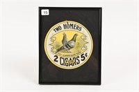 RARE TWO HOMERS 2 CIGARS FOR 5 CENT D/S DANGLER