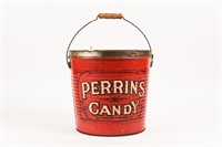 ANTIQUE PERRIN'S CANDY PAIL