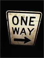 One way sign 18x24