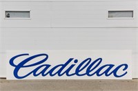 RARE CADILLAC S/S PLEXIGLASS  EMBOSSED LETTER SIGN