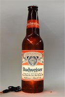 1988 BUDWEISER KING OF BEERS LIGHTED BOTTLE SIGN