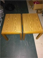 Two end tables 26x19x21