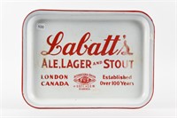 LABATT'S ALE LAGER STOUT PORCELAIN BEER TRAY