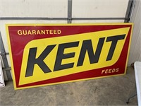 Kent Feed Metal Sign