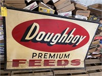 Doughboy Premium Feeds Sign