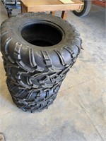 4 NEW 25x10.00-12NHS ATV tires