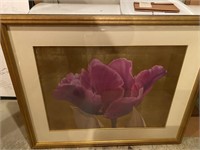 Large Matted Floral Print