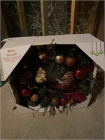 30” Ornament Wreath