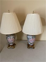 Pair of Lamps - 27” tall