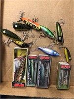 RAPALA FISHING LURES IN BOXES, OTHER LURES