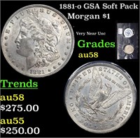 1881-o GSA Soft Pack Morgan Dollar $1 Grades Choic