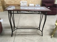 38x31x16 Inch Sofa Table w/ Iron Base