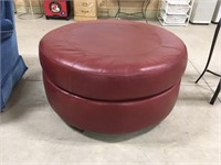 38 Inch Leather Ottoman