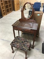 28x51x16 Inch Dressing Table w/ Bench