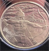 The Hunter 1 Troy Ounce Silver Round