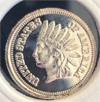 Vintage 1 gram Silver Indian Head