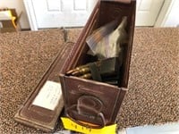 (1) VINTAGE BOX OF 30-06; (9) CLIPS FOR M1 GARAND;
