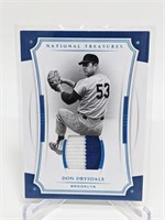 1/1 2017  National Treassure Don Drysdale Relic