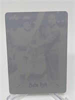 1/1 2016 Leaf Babe Ruth Cyan Printing Plate #12