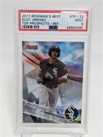 2017 Bowmans Best Ref. Eloy Jimenez PSA 9 RC