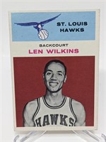 1961 Fleer Len Wilkens RC #44