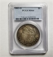 1883-O PCGS MS64 Graded Morgan Silver Dollar