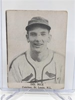 1947 Tip Top Bread Del Rice Cardinals Cards